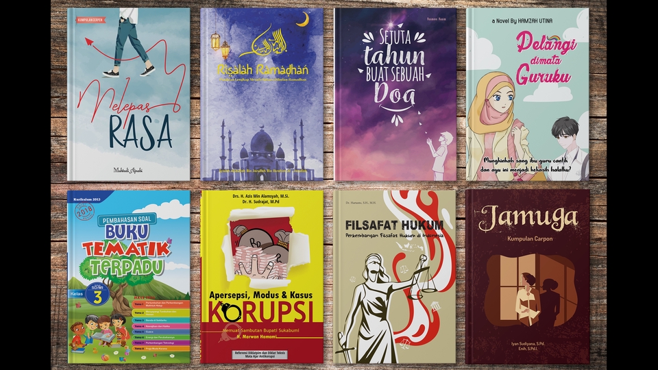 Desain Cover Buku Atau E Book Profesional