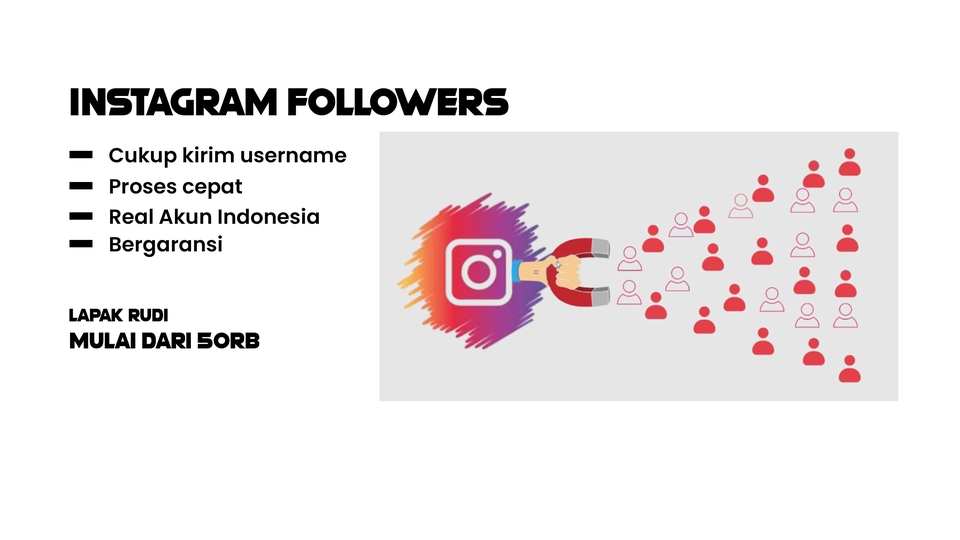 Tambah Followers - FOLOWERS INSTAGRAM, LIKE DAN VIEW BERGARANSI - 2