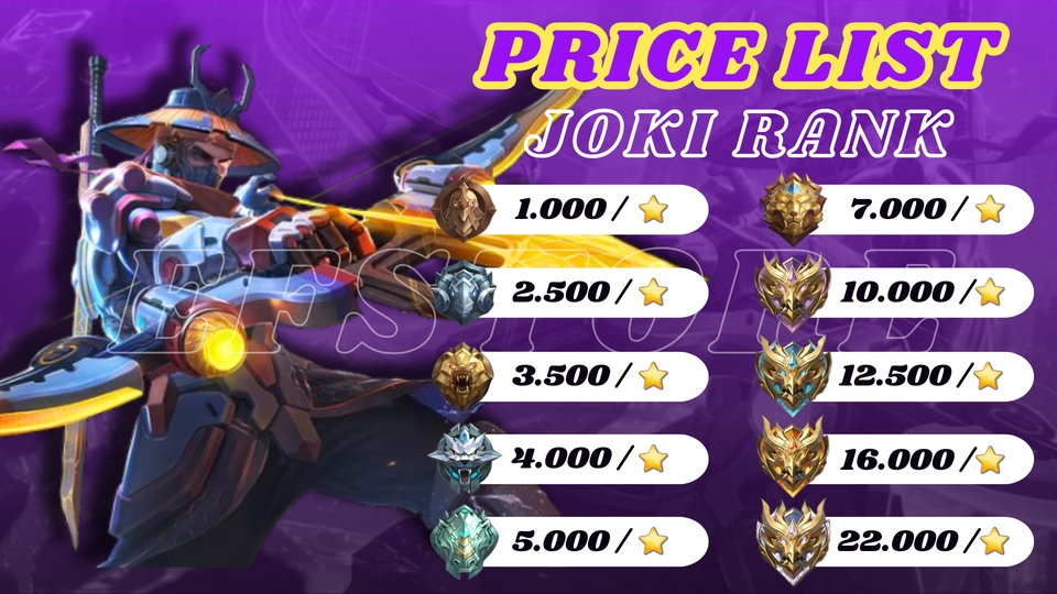 Harga Joki Mobile Legend Rank Joki ML Murah  Joki Mobile Legend Terpercaya Joki Game Mobile Legend  Joki Game Online