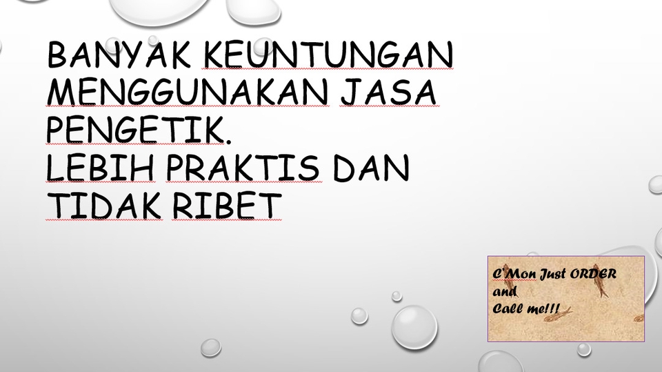 Penulisan dan Pengetikan Tugas Secara Cepat