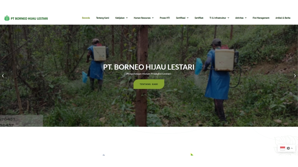Jasa pembuatan website profesional dan custom untuk perusahaan di Indonesia.