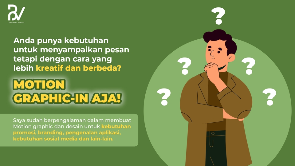 Motion Graphics - JASA VIDEO ANIMASI MOTION GRAPHIC untuk Branding, Social Media, Tutorial dan segala kebutuhan. - 3