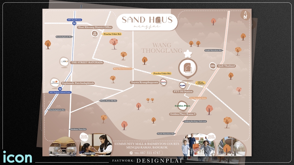 วาดแผนที่ - Map Design ออกแบบแผนที่ งานดี มีสไตล์ - 21