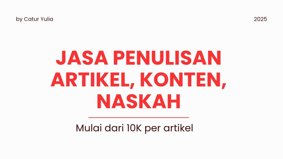 Jasa Copywriting untuk Landing Page dan Deskripsi Produk - Penulisan Artikel, Konten, Naskah