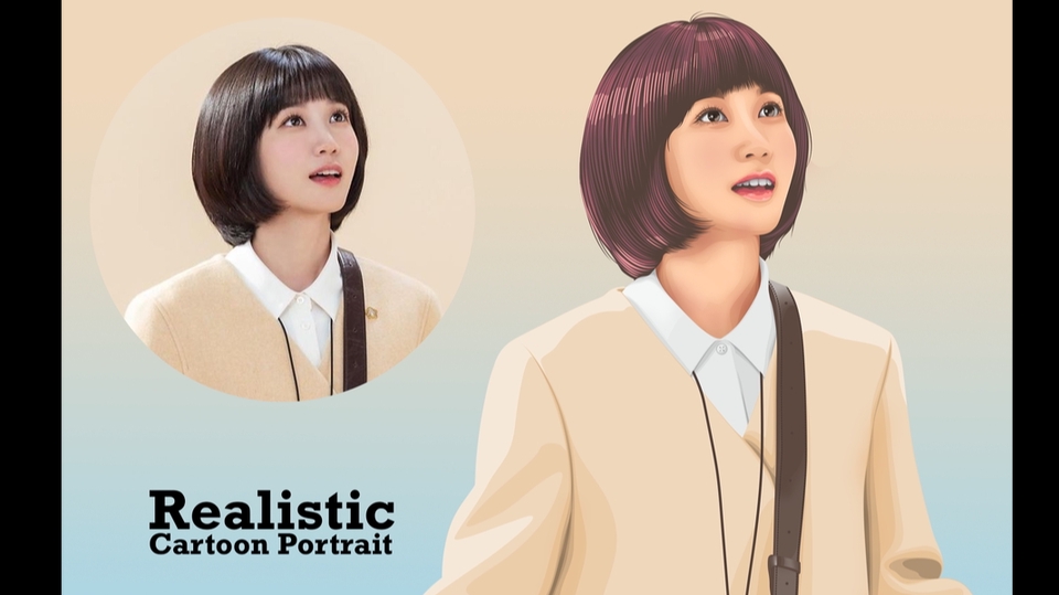 Gambar Potret - Ilustrasi Potret Semi Realistic, 1-3 hari jadi - 1