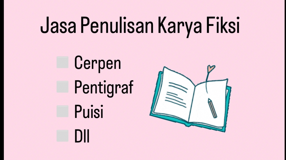 Penulisan Konten - Jasa Penulisan Karya Fiksi - 1