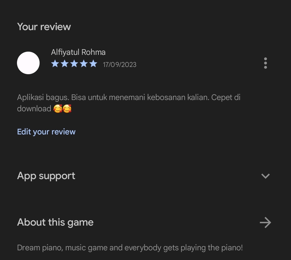 Memberi Review - Review aplikasi play store - 3