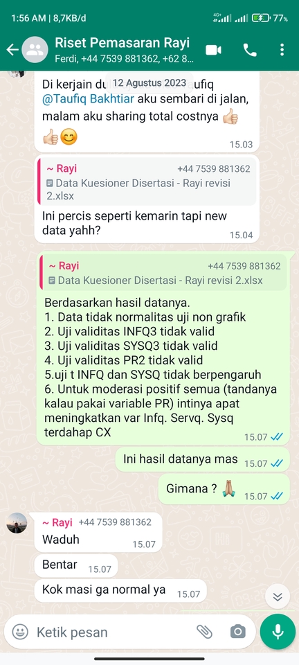 Analisis Data - Jasa mengolah data SPSS berserta konsultasi sampai lulus - 3