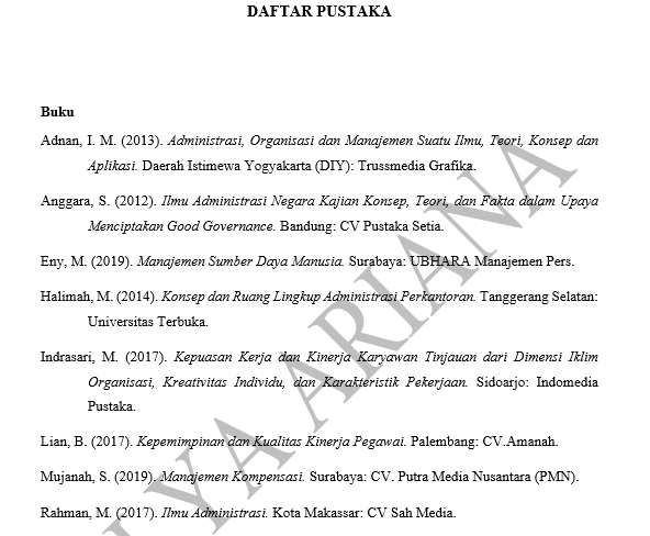 Pengetikan Umum - Pembuatan Daftar Isi, Tabel/Gambar, Pustaka, Lampiran,page number di Ms. Word - 3