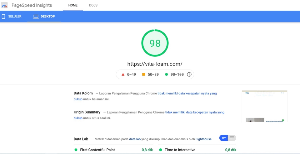 Web Development - Optimasi Kecepatan / Pagespeed WordPress - 2
