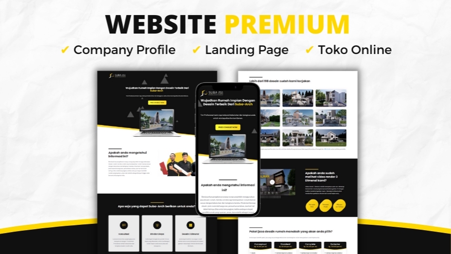 Web Development - Website Premium Harga Terjangkau  - 1