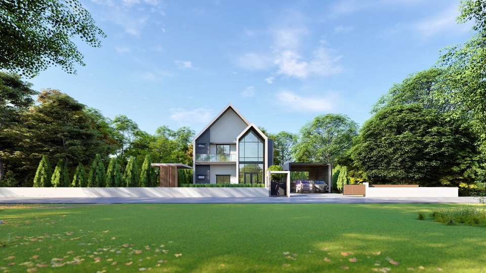 เขียนแบบวิศวกรรมและออกแบบโครงสร้าง - รับออกแบบเขียนแบบก่อสร้าง/แบบขออนุญาตก่อสร้าง บ้านพักอาศัย ตึกแถว อาคารพาณิชย์ หอพัก  - 1