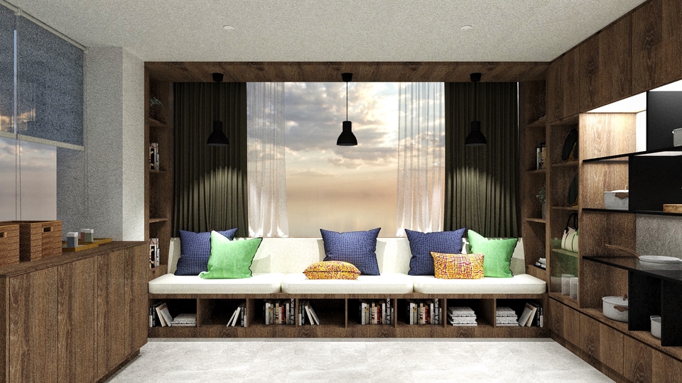 3D & Perspektif - Jasa desain interior 3D & gambar kerja area commercial dan tempat tinggal - 29