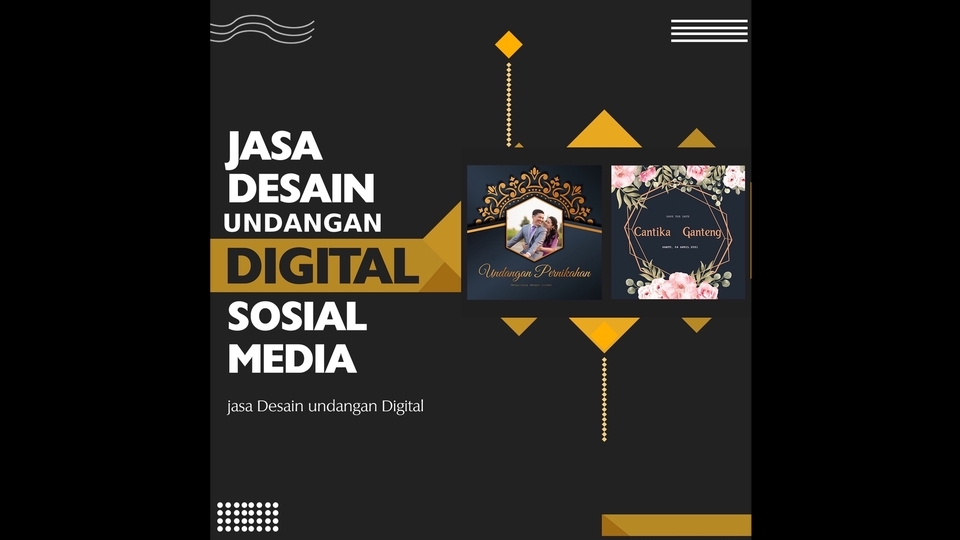 Kartu Ucapan & Video - UNDANGAN DIGITAL PERNIKAHAN INVITATION, WISUDA, ULTAH 1 HARI JADI - 6