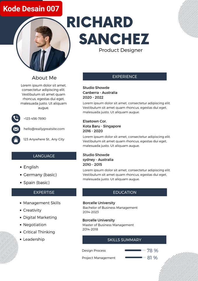 Jasa Pembuatan CV/ Resume/ Daftar Riwayat Hidup ATS Frendly dan Kreatif