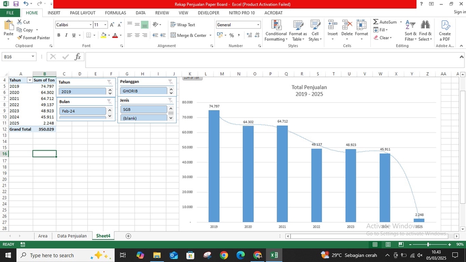 Entri Data - MS Office, spread sheet dan entry data - 1