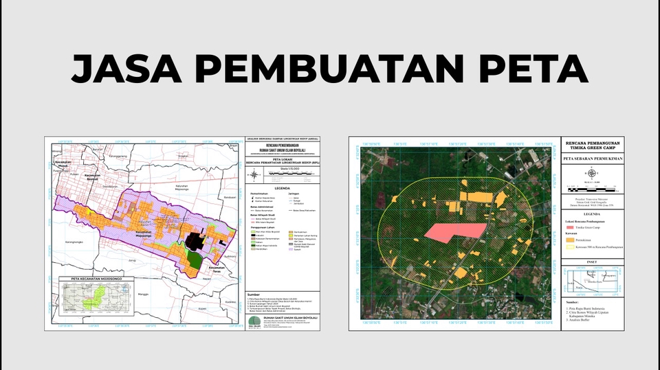 Jasa Lainnya - Peta Dasar dan Peta Tematik (1 Hari jadi) - 1