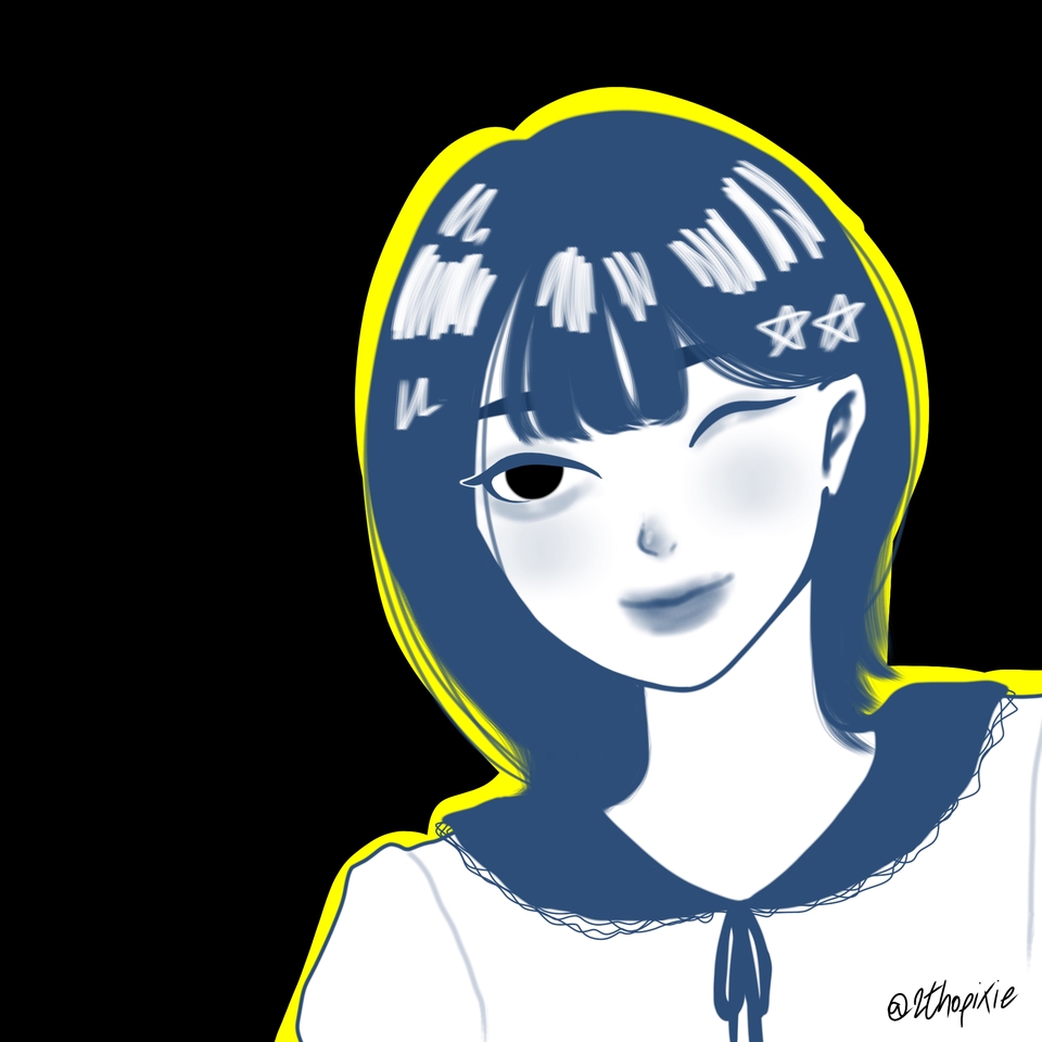 วาดภาพการ์ตูน - งานวาดภาพตัวละคร ลงสีทับเส้น - 4