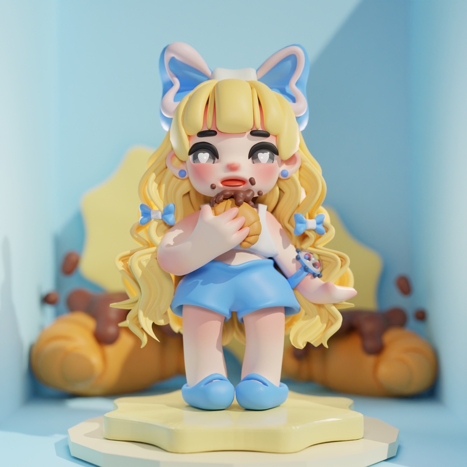 รับทำ 3d model ตัวการ์ตูนน่ารัก 3d packshot 3 มิติ รับทำโมเดลสินค้า 3D