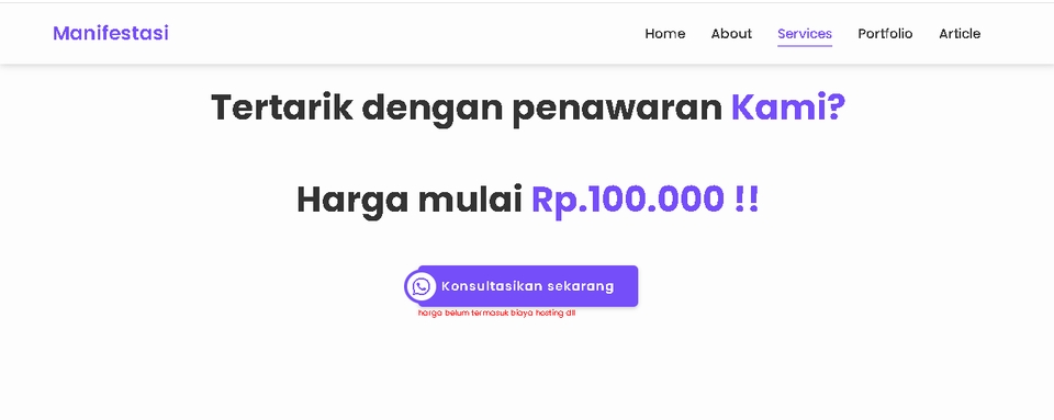 Web Development - Pembuatan website menggunakan laravel, HTML, php, css, javascript bootstrap - 4