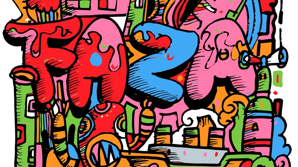 Jasa Gambar Doodle Art Unik dan Kreatif - Desain Doodle Abstrak dan Kostum