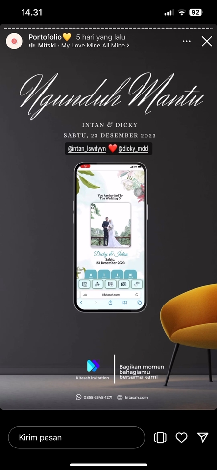 Kartu Ucapan & Video - Undangan digital  - 3