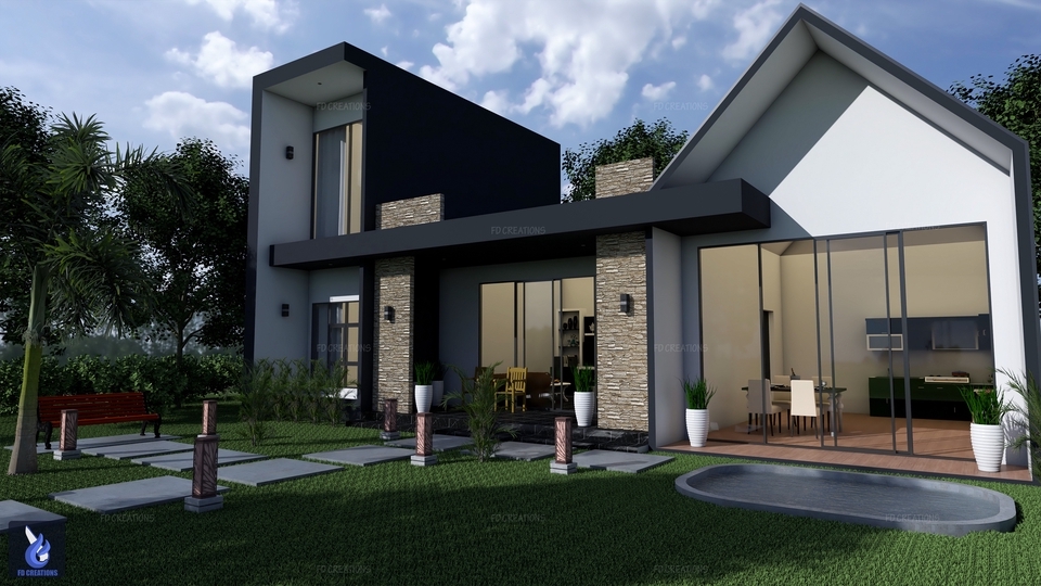 CAD Drawing - Jasa Render Gambar 3d ArchViz Perspektif Eksterior/Interior  - 4