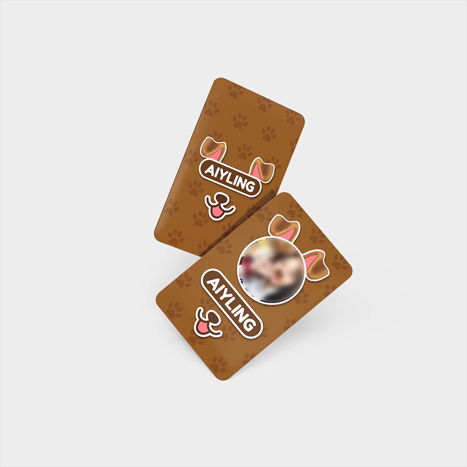 สื่อสิ่งพิมพ์และนามบัตร - ออกแบบรูปสกรีนบัตร NFC Card นามบัตรดิจิตัล - 10