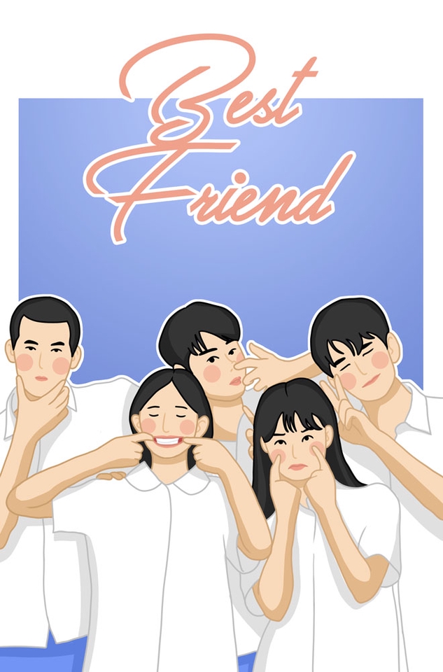 Jasa karikatur desain vektor wajah untuk membuat gambar karikatur lucu dan unik untuk teman terbaik Anda.