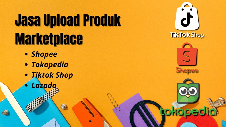 Update Produk Toko Online - Jasa Upload Produk Toko Online Shopee, Tokopedia, Tiktok Shop Dengan cepat - 1