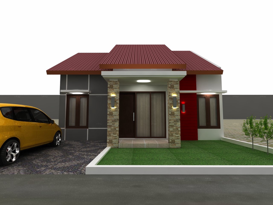 CAD Drawing - DESAIN RUMAH CEPAT , AMANAH DAN TERJANGKAU - 4