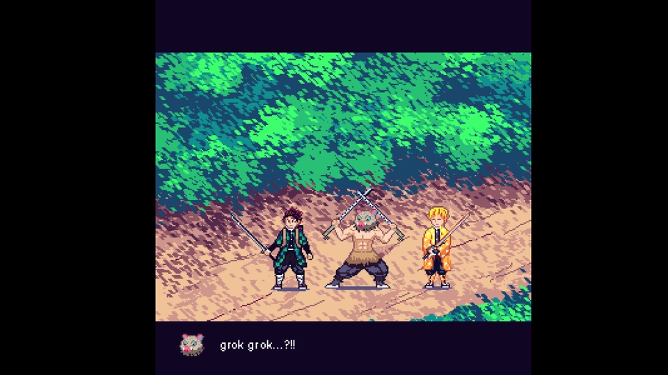 Desain Karakter - karakter pixel art - 4