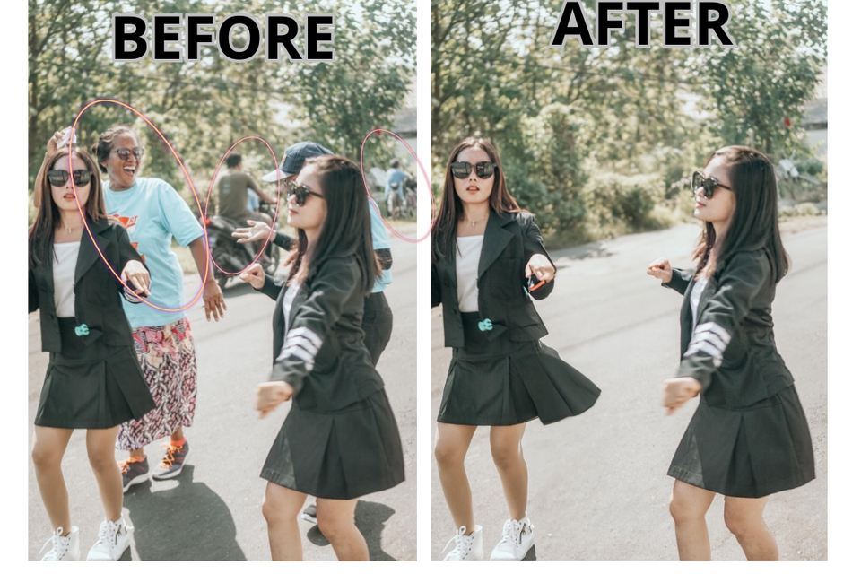 Edit Gambar & Photoshop - edit foto menghilangkan objek/remove objek - 3