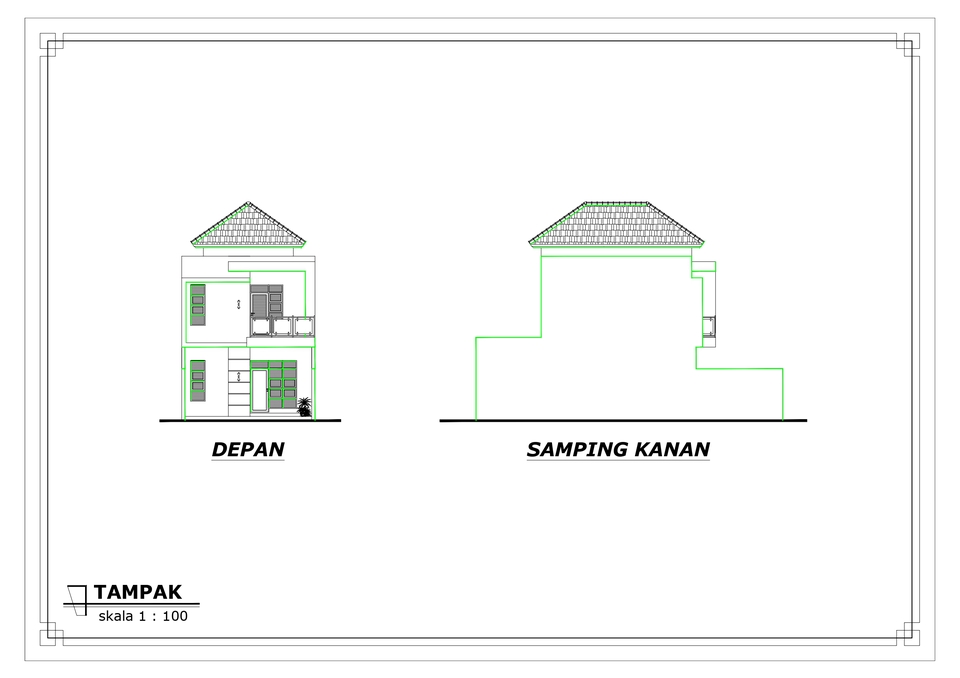 CAD Drawing - JASA GAMBAR 2D, 3D, RAB, IMB DLL - 3