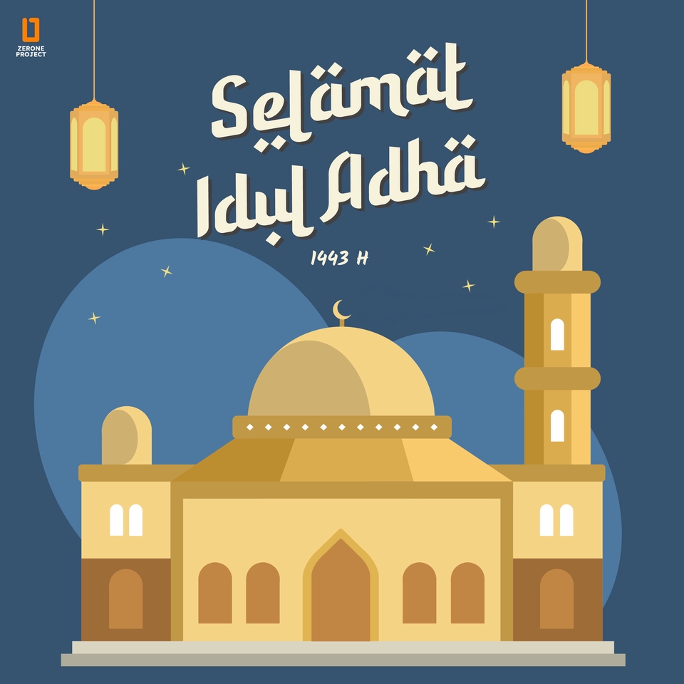 Jasa Desain Banner Instagram - Selamat Idul Adha 1443 H - Banner Promosi Lebaran