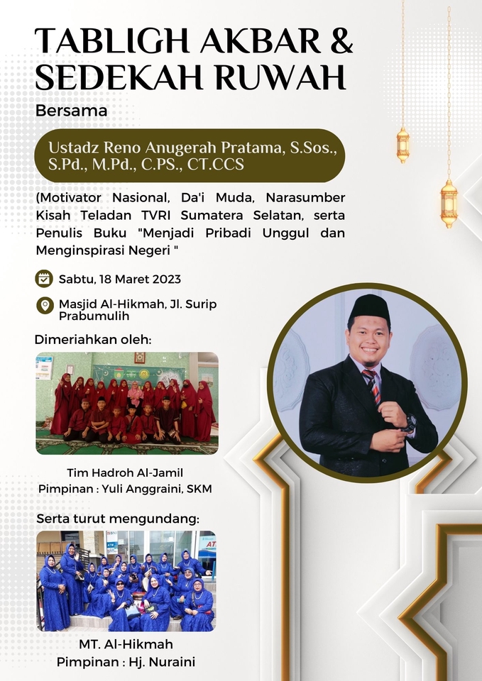 Banner undangan, acara, dan promosi