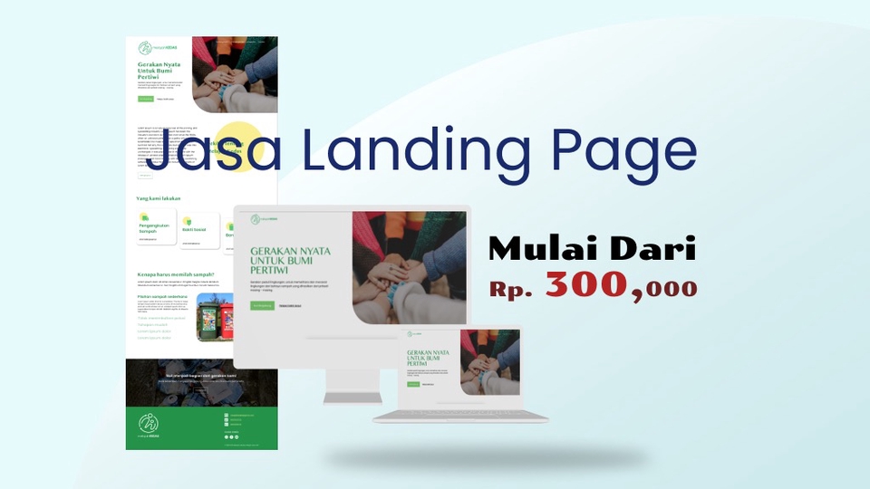 Jasa Pembuatan Website Terbaik dan Profesional - Jasa Landing Page dengan Wordpress