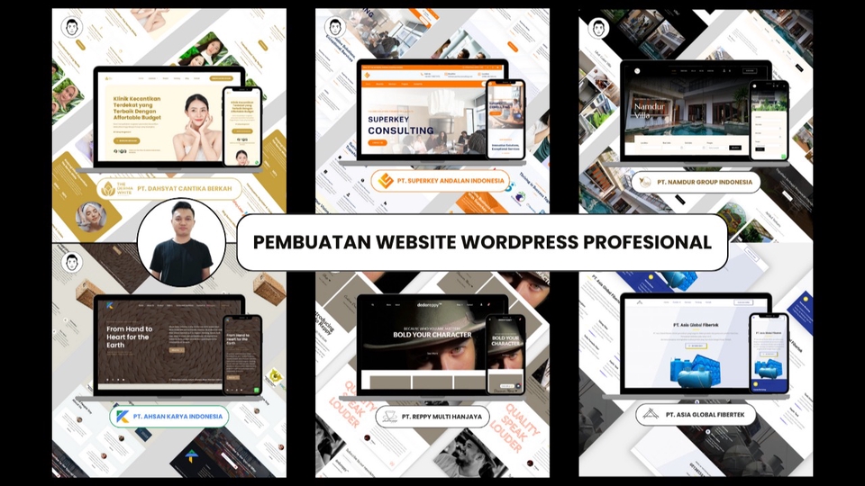 Web Development - Pembuatan Website WordPress Profesional (Blog, eCommerce, Company Profile dll) - 1