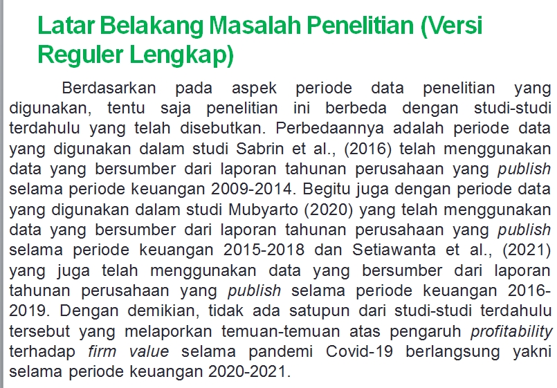 Jasa Lainnya - Konsultasi & Penulisan Skripsi, Tesis & Disertasi Reguler & Internasional - 16