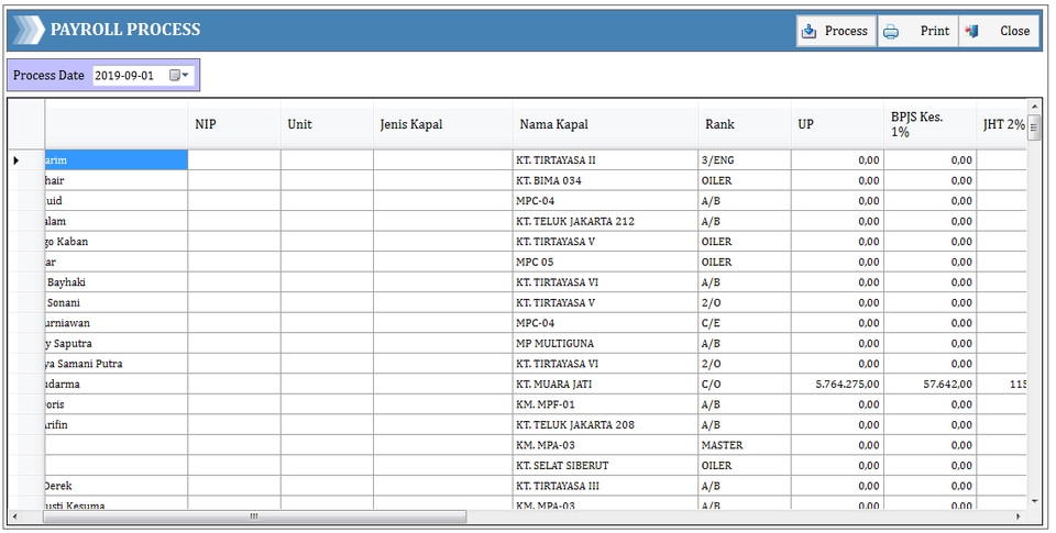 Aplikasi Desktop - Aplikasi Database HRD, Payroll dan Stock Inventory - 3