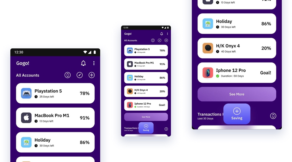 UI & UX Design - Jasa UI/UX Design Applikasi Android, IoS, Aplikasi Saving - 3