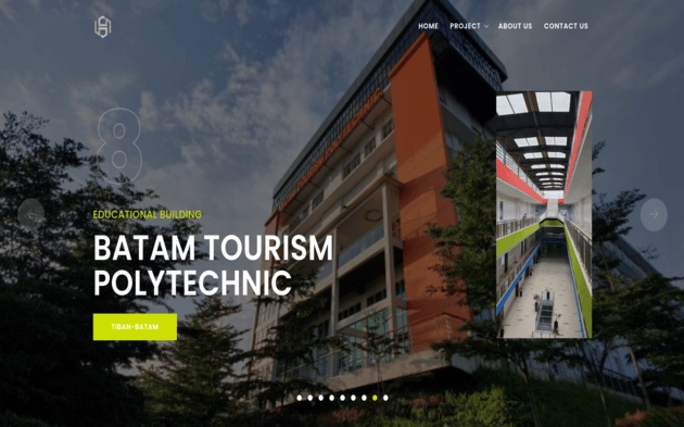 Jasa pembuatan website perusahaan - Batam Tourism Polytechnic.