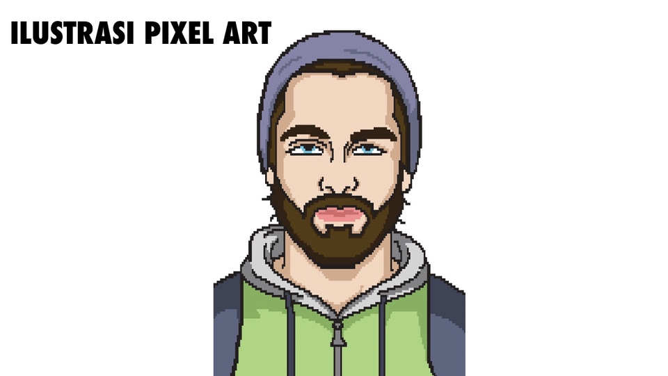 Desain Karakter - Ilustrasi Desain Pixel art dari foto kamu!! - 1