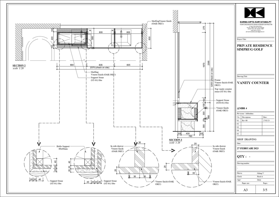 3D & Perspektif - DESIGN INTERIOR & SHOP DRAWING PROFESIONAL - 24