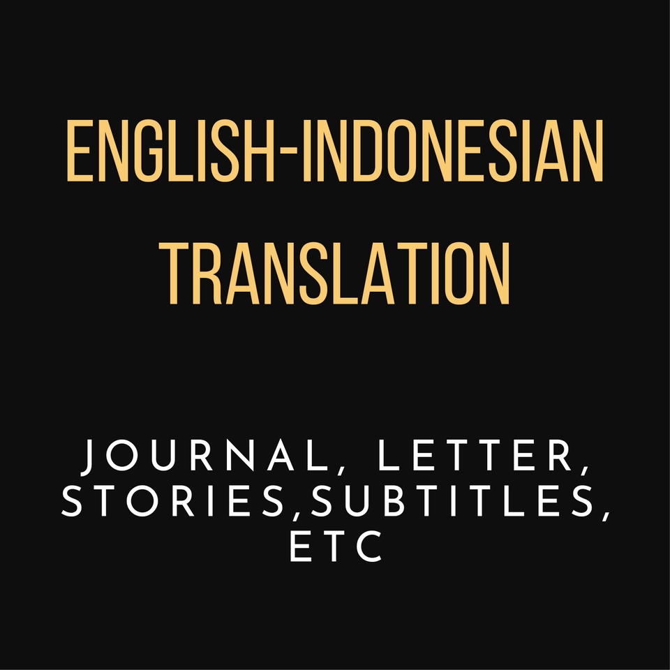 Penerjemahan - English-Indonesian Translation - 3