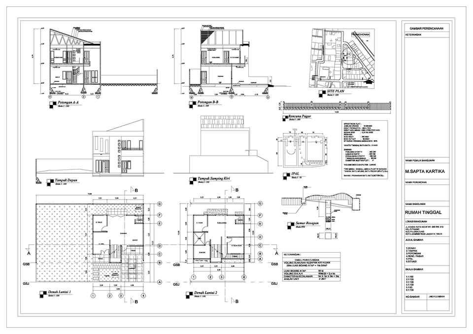 CAD Drawing - Desain Gambar 2 dan 3 Dimensi (Gambar Arsitektural, Sipil dan Infrastruktur) - 11