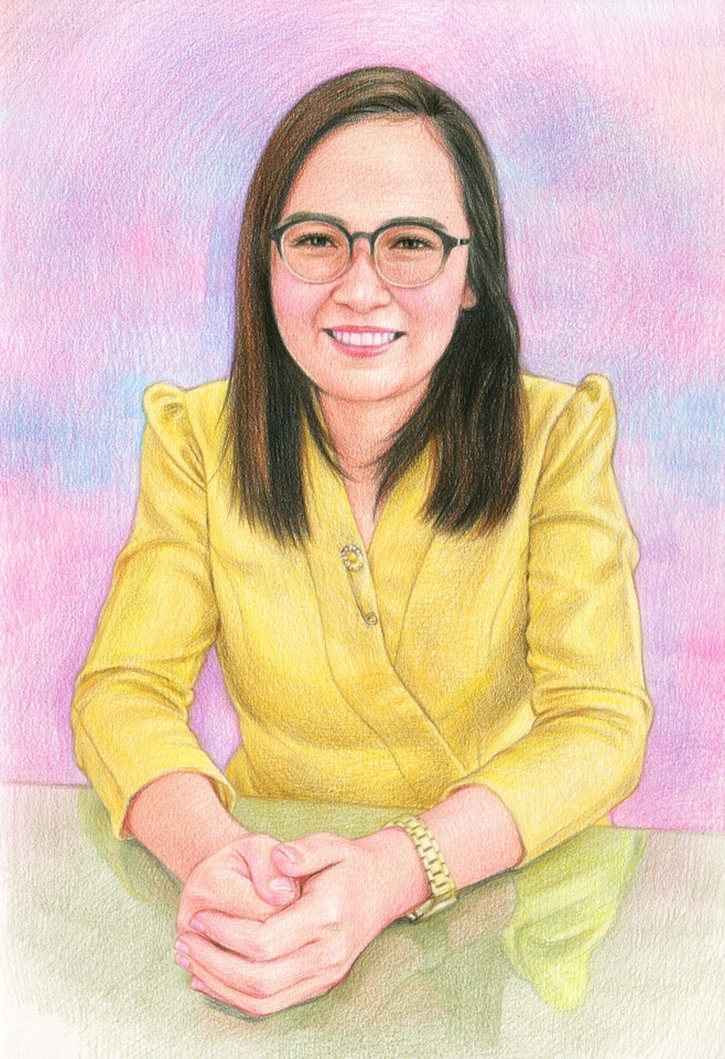 วาดภาพเหมือน Portrait - รับวาดภาพเหมือน งานสีไม้-งานดินสอ ขาว-ดำ - 12