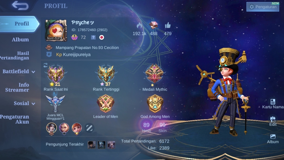Jasa Joki dan Partner Games Online - Jasa Teman Mabar Mobile Legend 