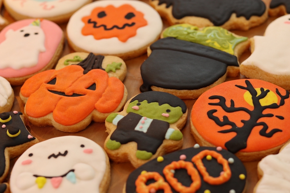 รับทำของขวัญแฮนเมด คุกกี้ตกแต่งวันฮาโลวีน น่ารัก น่าทาน