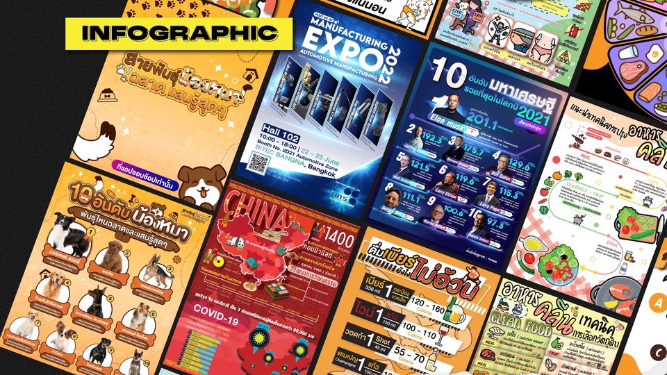 Infographics - INFOGRAPHIC ปังๆ ไม่เหมือนใคร งานไวแน่นอน - 1
